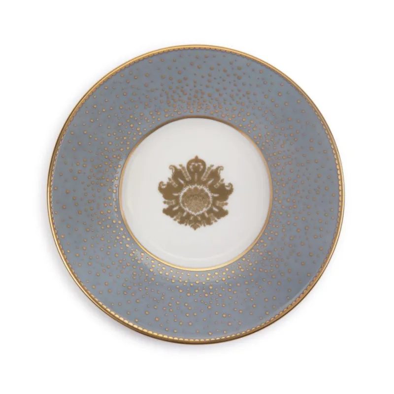 Acanthus Grey Coffee Cup And Saucer Cups & Saucers