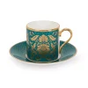 Online Acanthus Teal Coffee Cup And Saucer Cups & Saucers