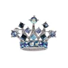 Discount Blue And Silver Crown Brooch Brooches