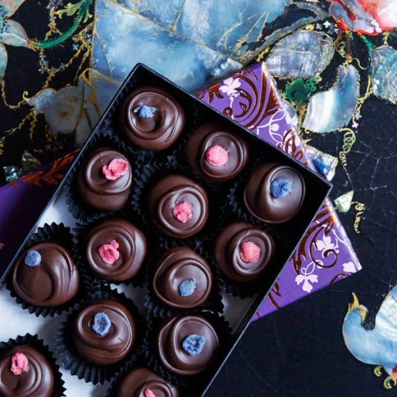 Sale Buckingham Palace English Rose And Violet Creams Confectionery & Chocolates