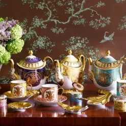 Clearance Lustre Pastel Coffee Cup And Saucer Set Cups & Saucers