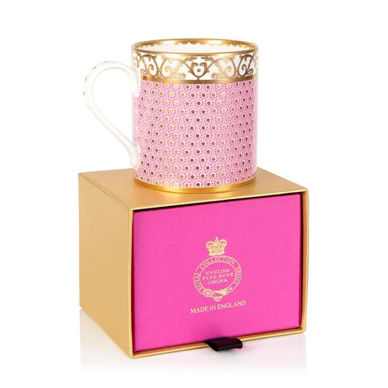 Sevres Pink Coffee Mug Tankards & Mugs