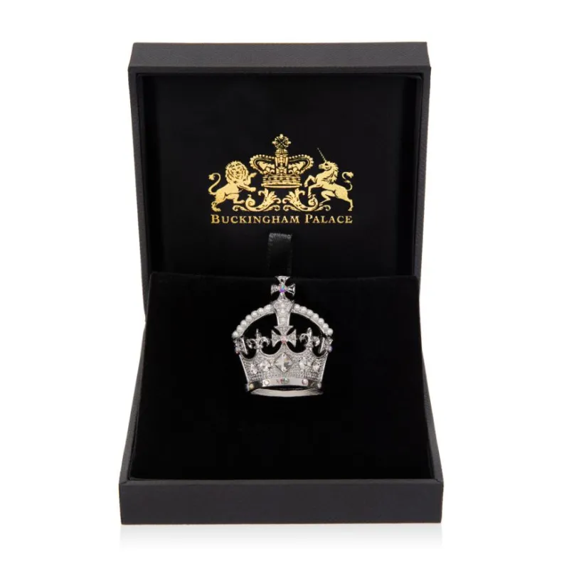 Silver Crown Brooch Brooches