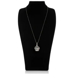 New Silver Crown Necklace Necklaces