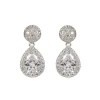 Online Silver Drop Teardrop Earrings Earrings