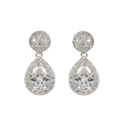 Online Silver Drop Teardrop Earrings Earrings
