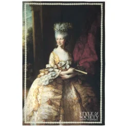 Clearance Style & Society Queen Charlotte Tea Towel Home Linens