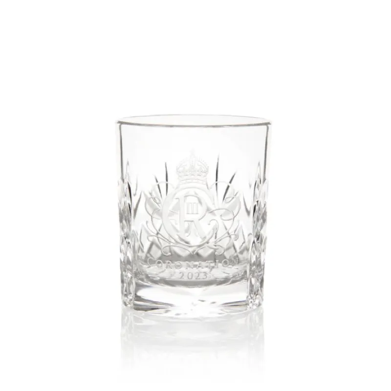 Clearance The Coronation Crystal Tot Glass Wine & Spirits