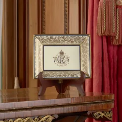 Clearance The King'S 75Th Birthday Limited Edition Navy Tray His Majesty The King'S 75Th Birthday