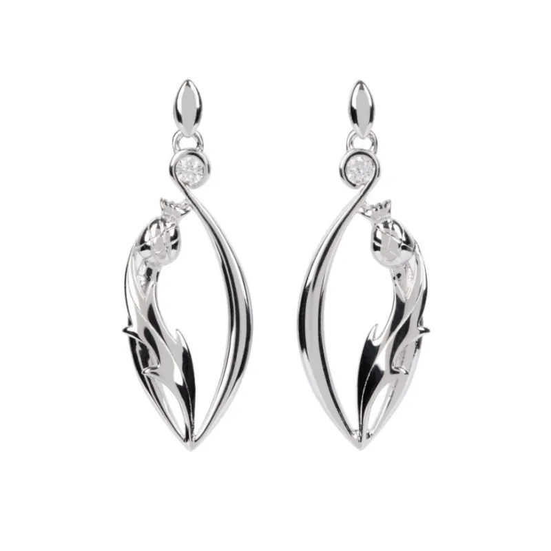 Outlet Thistle Earrings Earrings