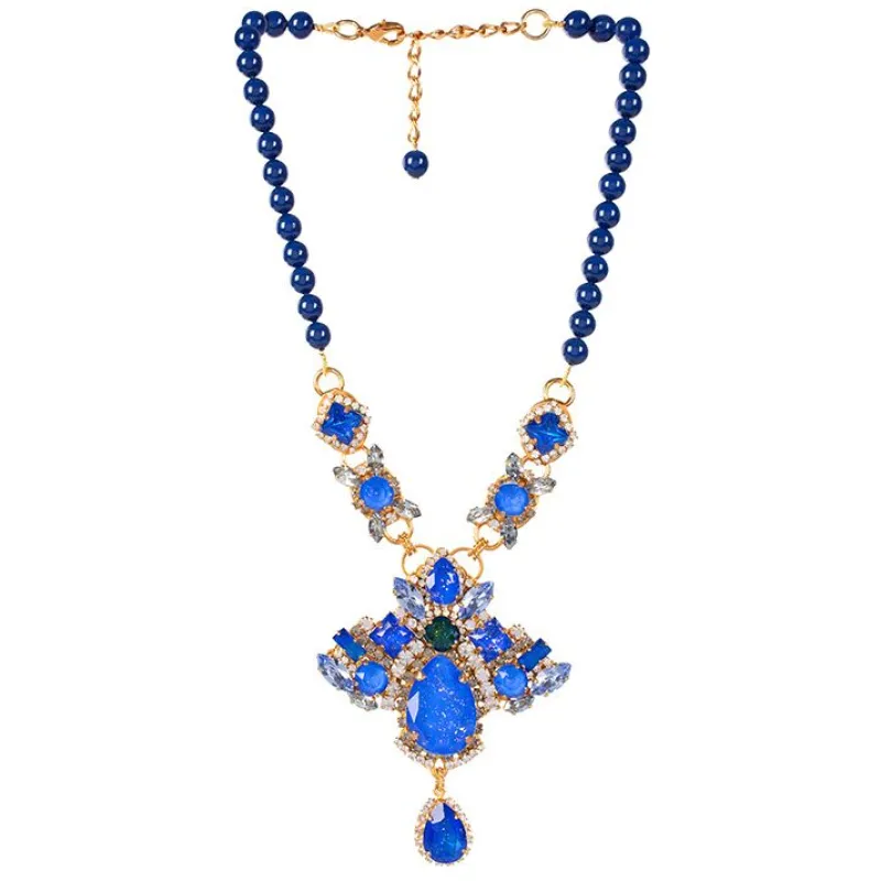 Discount Vicki Sarge Large Blue Necklace Vicki Sarge