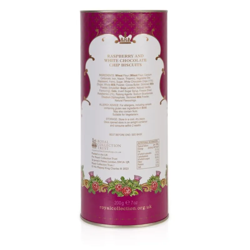 Best Windsor Castle White Chocolate And Raspberry Biscuit Tube Biscuits